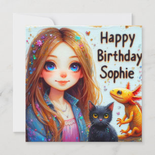 SOPHIE ~ Happy Birthday ~ AXOLOTL UND CAT ~