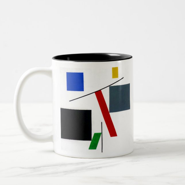 Sophie Taeuber Arp Balance Zweifarbige Tasse (Links)