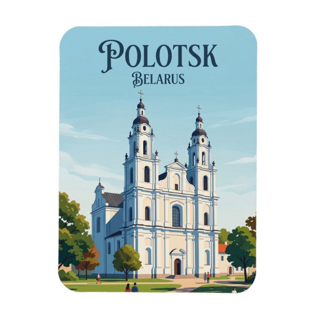 Sophienkathedrale Belarus Magnet (Vertikal)