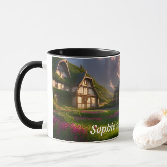 Sophie's Morning Tea Personalisiert anpassbar Tasse (Mit Donut)
