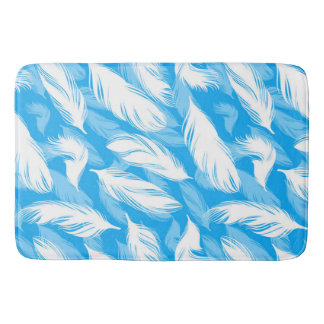 Sophisticated Feather Design Badematte