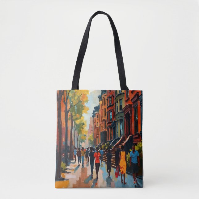 Sophisticated Harlem Renaissance Street Tasche (Vorderseite)