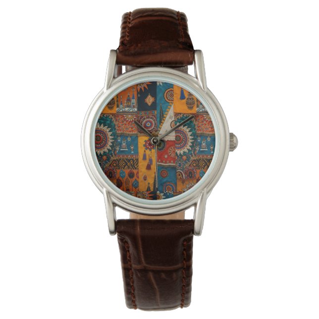 Sophisticated Luxury African Asian Caribbean Armbanduhr (Vorderseite)