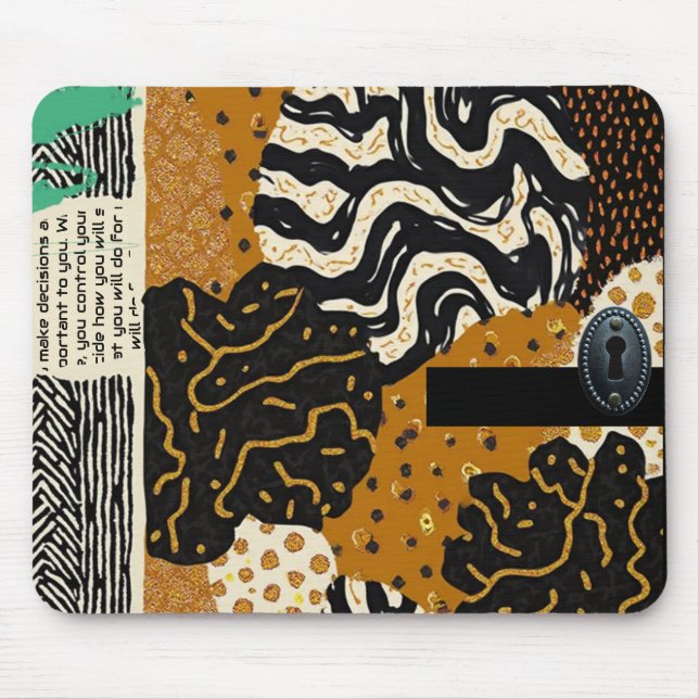 Sophisticated Luxury African Asian Caribbean Mousepad (Vorne)