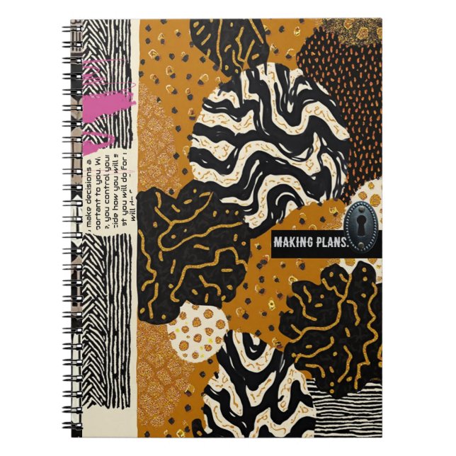 Sophisticated Luxury African Asian Caribbean Notizblock (Vorderseite)