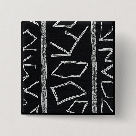 Sophisticated Luxury African Caribbean Mudcloth Button