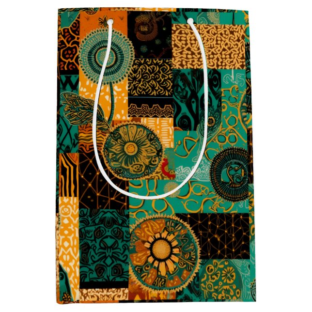 Sophisticated Soulful Holidays Mittlere Geschenktüte (Vorderseite)
