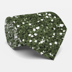 Sophistiqué Ombre Green Sparkle Cravate