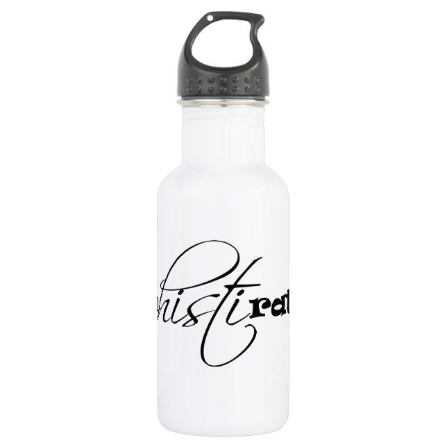Sophistiratchet Wasser-Flasche Edelstahlflasche (Vorderseite)