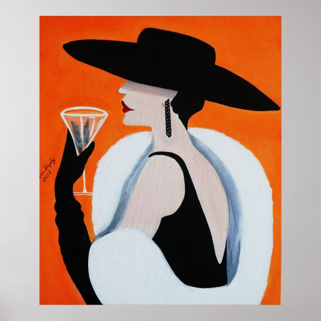 SOPHISTIZIERTES LADY POSTER (Vorne)