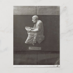 Sophocles poet reading postkarte