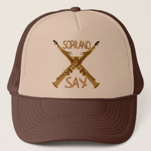 Sopran-Saxophon Truckerkappe