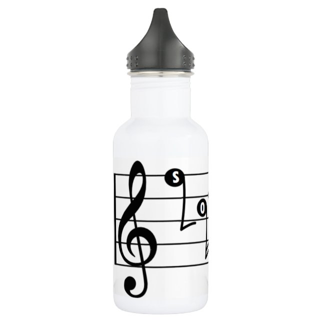 Sopranistin Wasserflasche (Links)