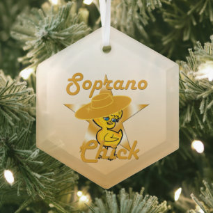 Soprano Chick #10 Ornament Aus Glas