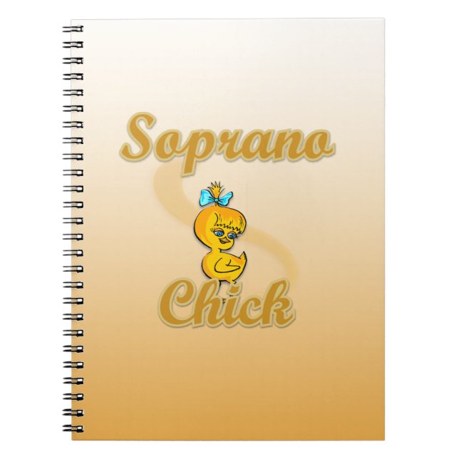 Soprano Chick Notizblock (Vorderseite)