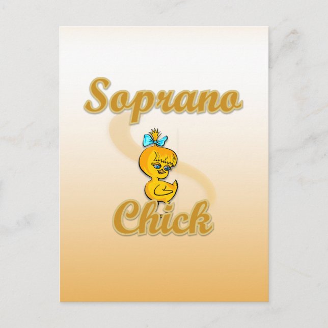 Soprano Chick Postkarte (Vorderseite)