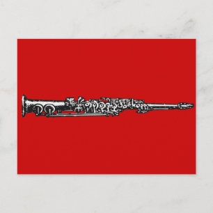 Soprano Sax Postkarte
