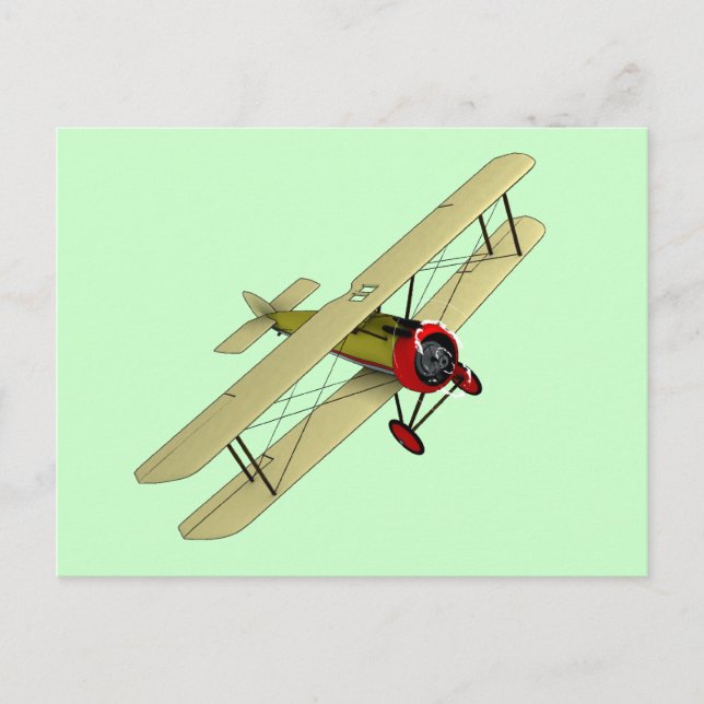 Sopwith Camel Biplane Postkarte (Vorderseite)