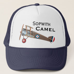 Sopwith Camel Flugzeug Truckerkappe