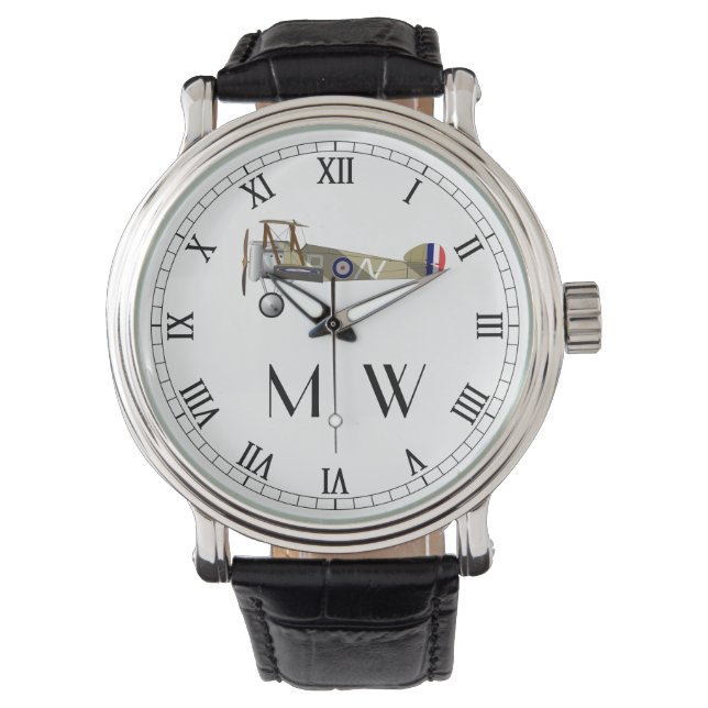 SOPWITH CAMEL | MIT MONOGRAMM ARMBANDUHR (Vorderseite)