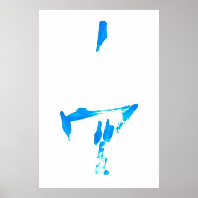 SORA, japanischer Kalligraphiedruck Poster (Vorne)