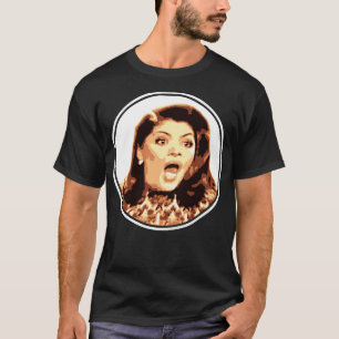 Soraya Montenegro Gasps in Spanisch Novela T-Shirt