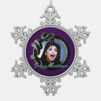 Soraya Montenegro, Mexican telenovela Schneeflocken Zinn-Ornament