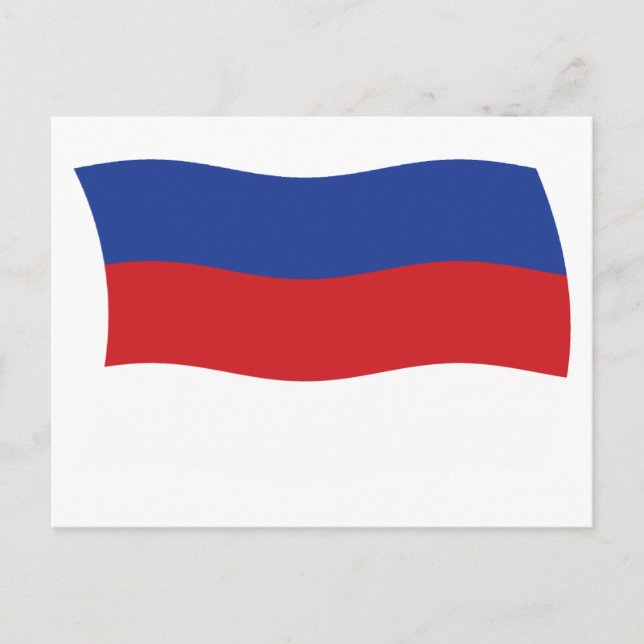 Sorbs Flag Postcard Postkarte (Vorderseite)