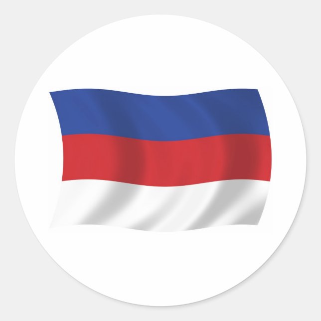 Sorbs Flag Sticker (Vorderseite)