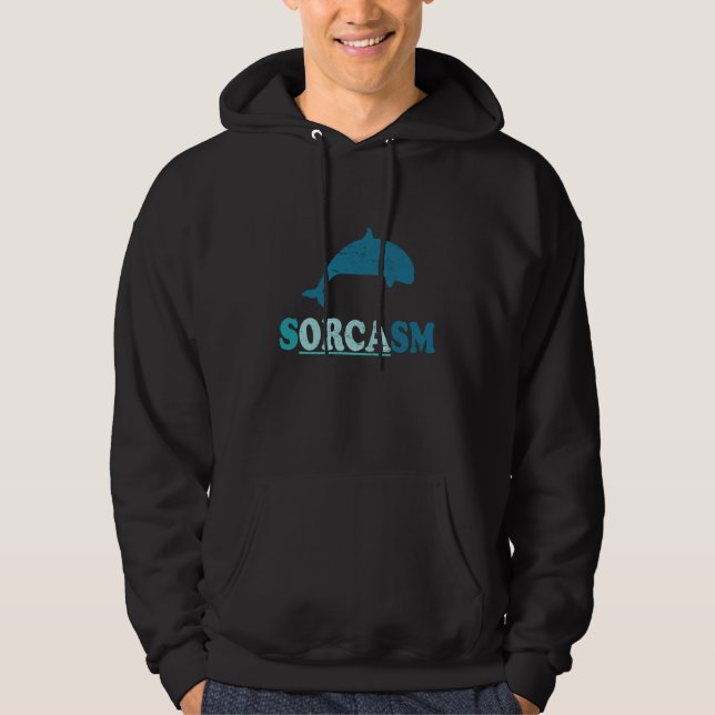 Sorcasm orca whale watching hoodie (Vorderseite)