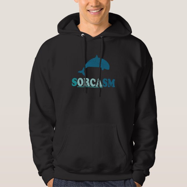 Sorcasm orca whale watching hoodie (Vorderseite)