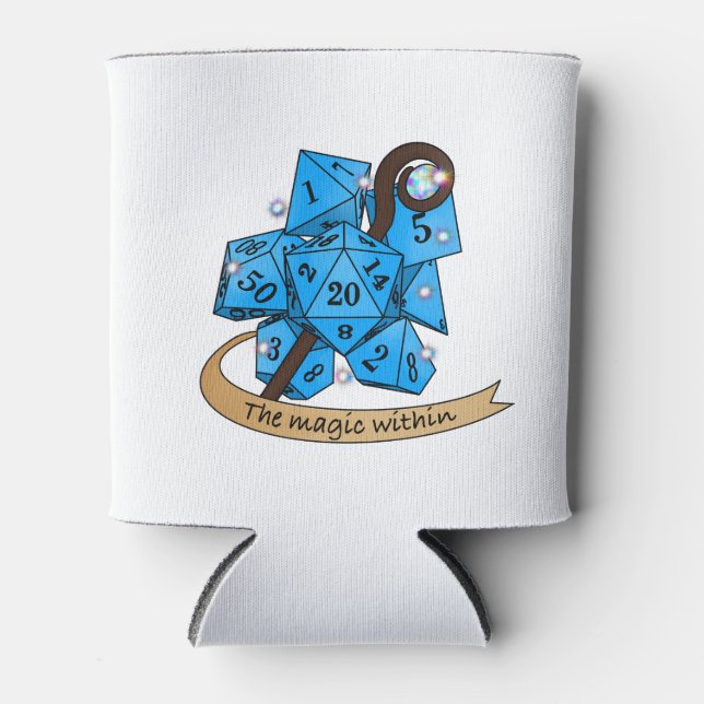 Sorcerer Dice Design Dosenkühler (Vorderseite)