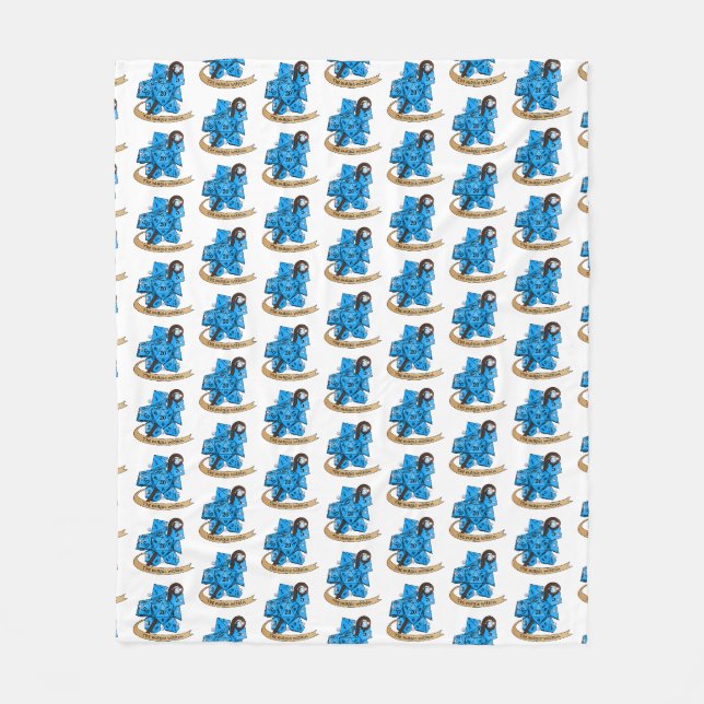 Sorcerer Dice Design Fleecedecke (Vorderseite)