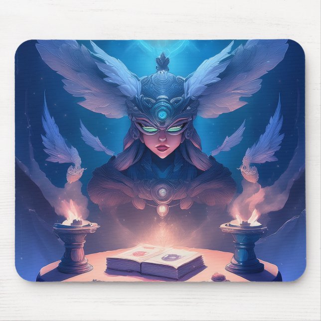 Sorceress  Getting Ready To Cast Spell Mousepad (Vorne)