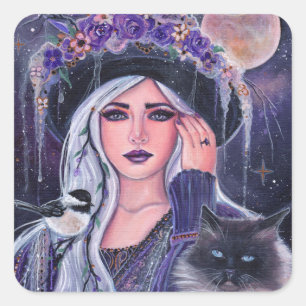 Sorcière avec des étiquettes chics par Renee Lavoi