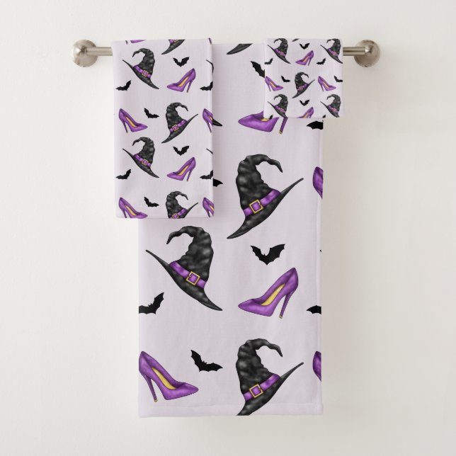 Sorcière Casquette Lilac Talons avec chauves-souri (En situation)
