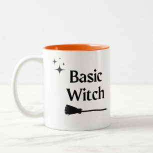 Sorcière de base moderne Halloween Mug café à deux