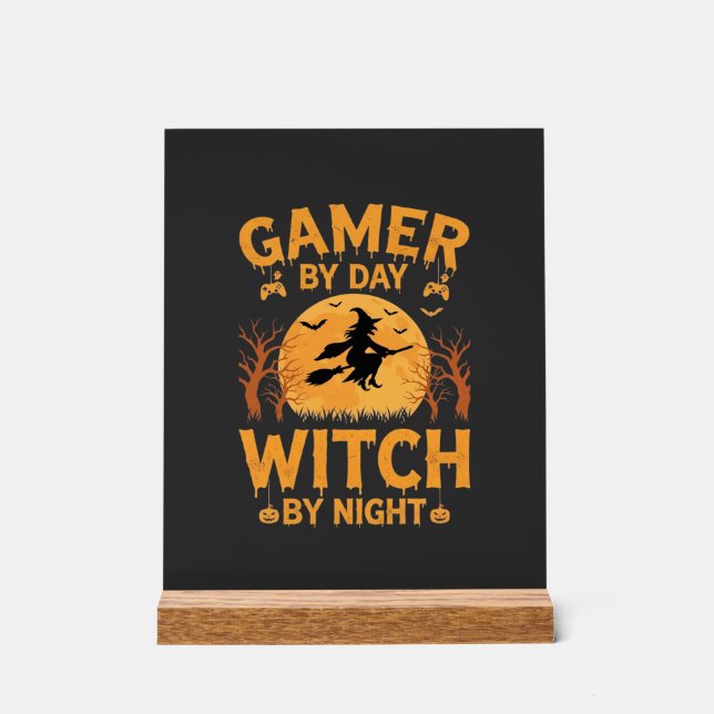 Sorcière de jeu Halloween Conception de jeu (Recto)