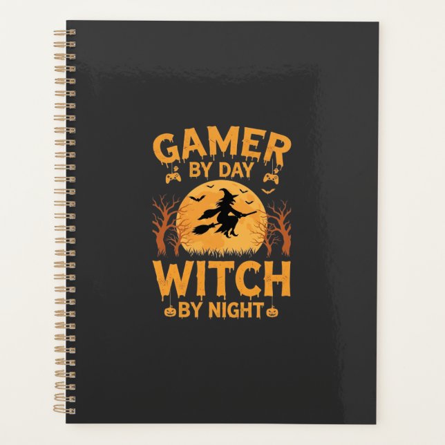 Sorcière de jeu Halloween Conception de jeu (Devant)