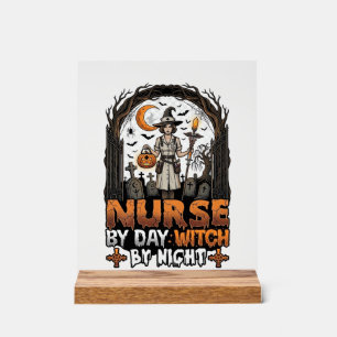 Sorcière de jour infirmière Nuit d'Halloween Cimet