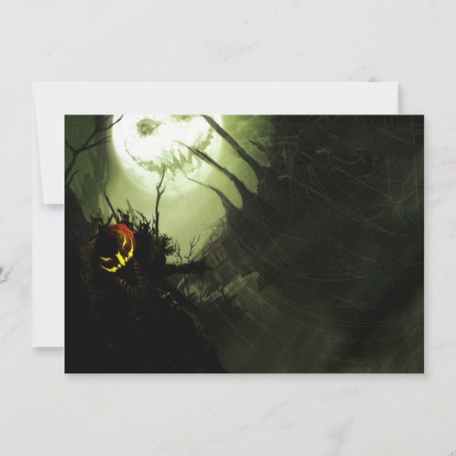 Sorcière des invitations de fête d'Halloween effra (Devant)