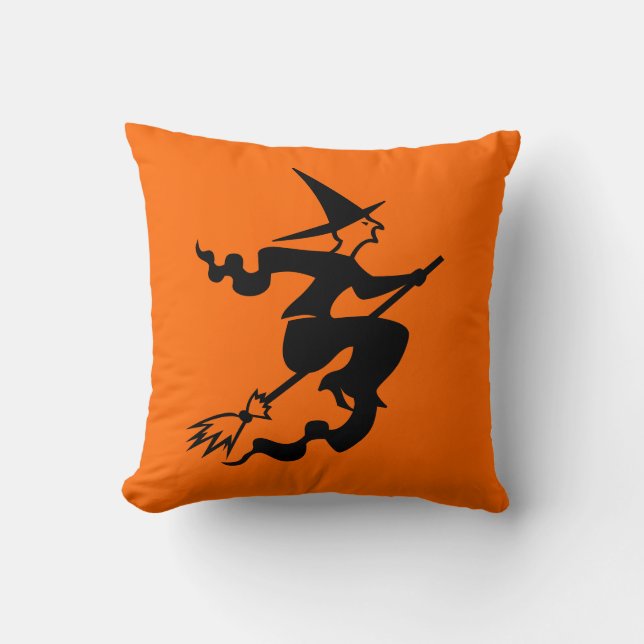 Sorcière du coussin | de décoration de Halloween (Recto)