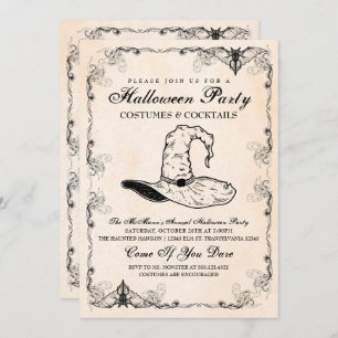 Sorcière Halloween Fête Invitation
