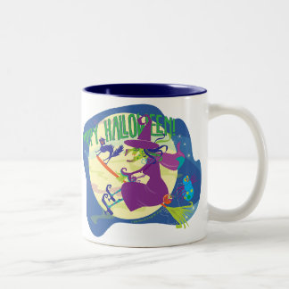 Sorcière heureuse de Halloween de TASSE avec le