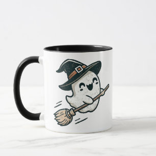 Sorcière S'Il Vous Plaît ! Cute Mug Fantôme Hallow