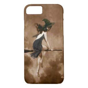Sorcière sur Coque iphone Broom