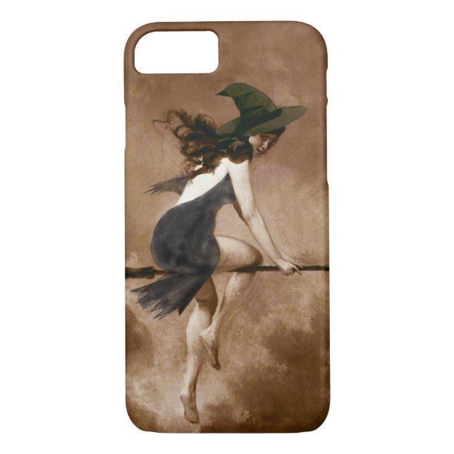 Sorcière sur Coque iphone Broom (Dos)