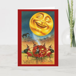 Sorcières dansant - carte de Halloween