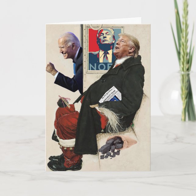 Sore Loser Weihnachtskarte Karte (Vorderseite)