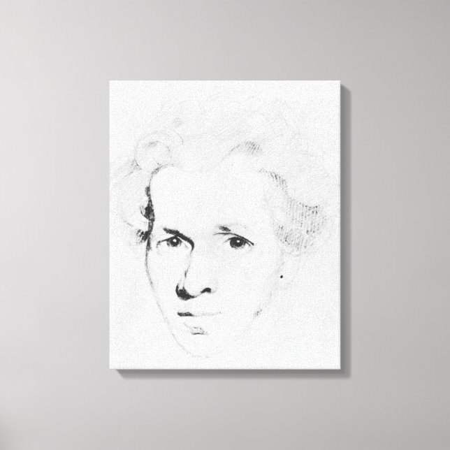 Soren Aabye Kierkegaard Leinwanddruck (Vorderseite)
